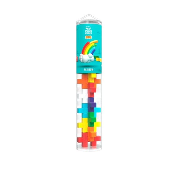 Produktbild: PLUS PLUS - 15 Kreativ Bausteine BIG Regenbogen