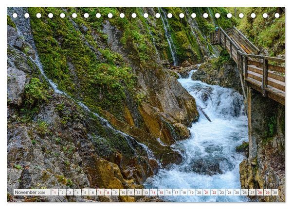 Produktbild: Unterwegs im Bergsteigerdorf Ramsau (Tischkalender 2026 DIN A5 quer), CALVENDO Monatskalender