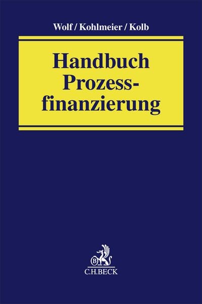 Produktbild: Handbuch Prozessfinanzierung
