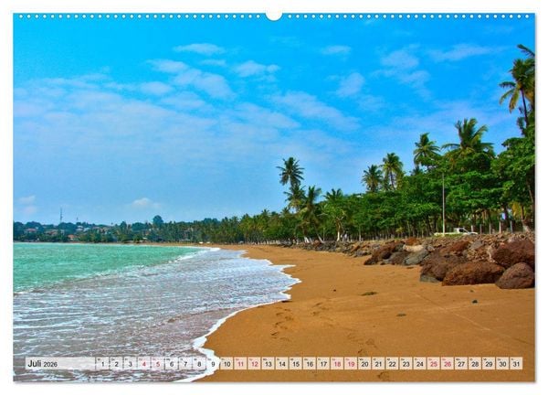 Produktbild: S&atilde;o Tom&eacute; - Inselparadies am &Auml;quator (Wandkalender 2026 DIN A2 quer), CALVENDO Monatskalender