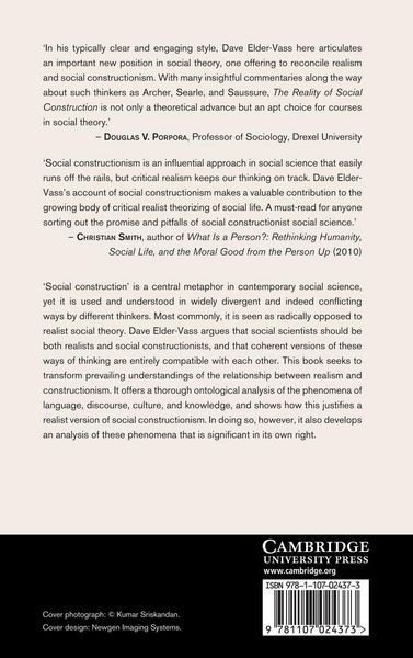 Produktbild: The Reality of Social Construction