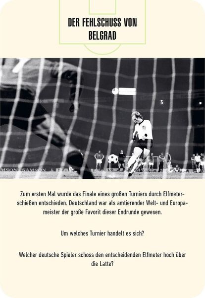 Produktbild: Legend&auml;re Fu&szlig;ballmomente - Das Quiz