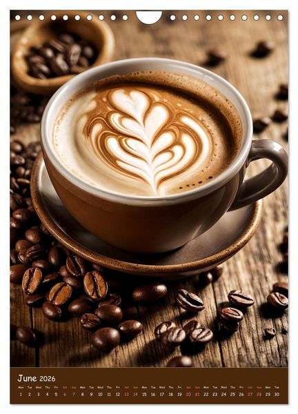 Produktbild: The Soul of Coffee - A Daily Ritual (Wall Calendar 2026 DIN A4 portrait), CALVENDO 12 Month Wall Calendar