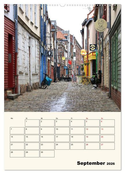 Produktbild: Amiens - Malerische, geschichtstr&auml;chtige Stadt (Wandkalender 2026 DIN A2 hoch), CALVENDO Monatskalender