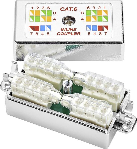 Produktbild: Renkforce Toolless Connection Box Passend f&uuml;r (Netzwerk-Spezifikationen (CAT)): CAT 6