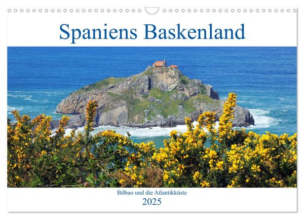 Spaniens Baskenland (Wandkalender 2025 DIN A3 quer), CALVENDO Monatskalender