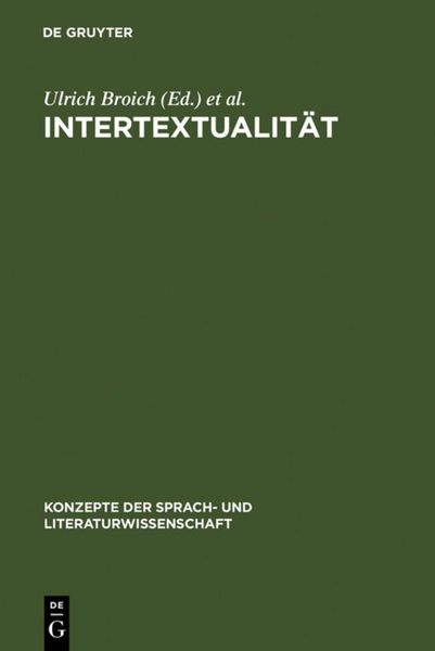 Produktbild: Intertextualit&auml;t