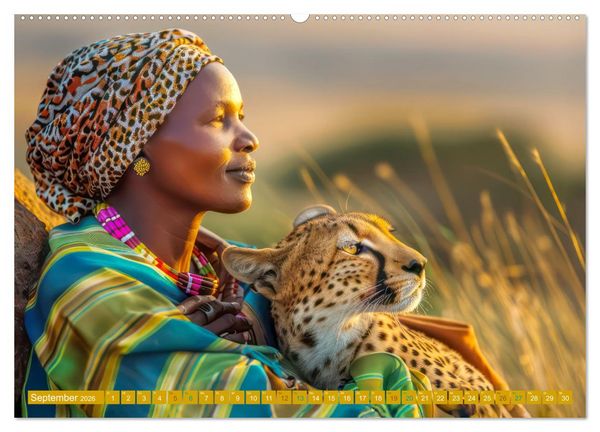 Produktbild: Hallo faszinierendes Afrika (Wandkalender 2026 DIN A2 quer), CALVENDO Monatskalender