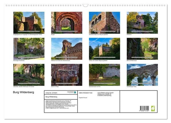 Produktbild: Burg Wildenberg (Wandkalender 2027 DIN A2 quer), CALVENDO Monatskalender
