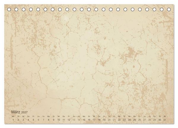 Produktbild: Vintage DIY Bastel-Kalender - Zum Selbstgestalten (Tischkalender 2027 DIN A5 quer), CALVENDO Monatskalender