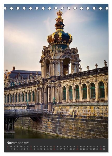 Produktbild: Mein Dresden (Tischkalender 2026 DIN A5 hoch), CALVENDO Monatskalender