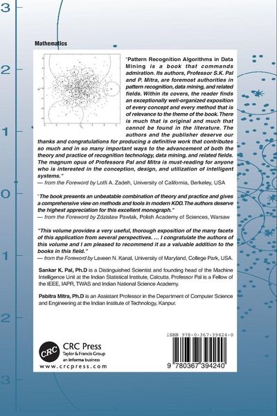 Produktbild: Pattern Recognition Algorithms for Data Mining