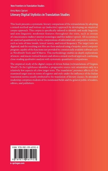 Produktbild: Literary Digital Stylistics in Translation Studies