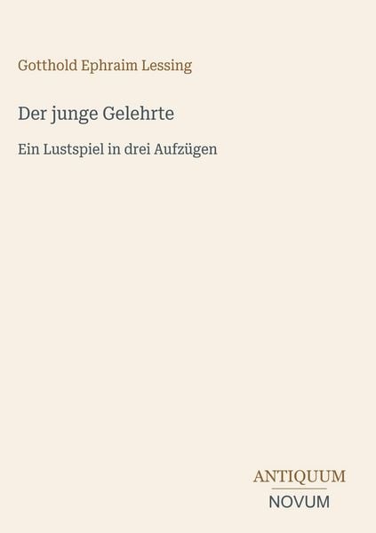 Produktbild: Der junge Gelehrte