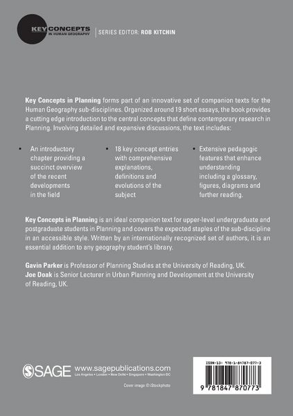 Produktbild: Key Concepts in Planning