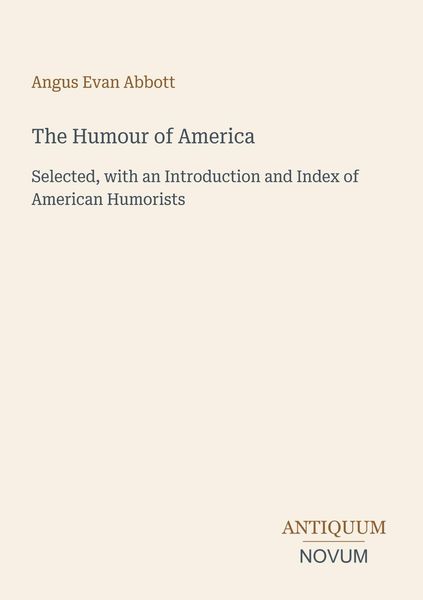 Produktbild: The Humour of America