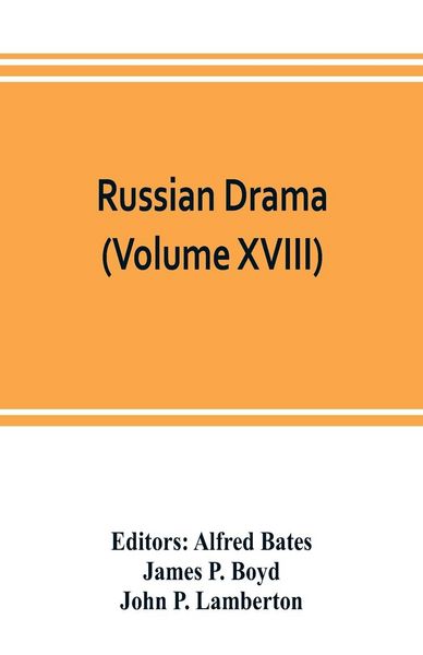 Produktbild: Russian Drama (Volume XVIII)