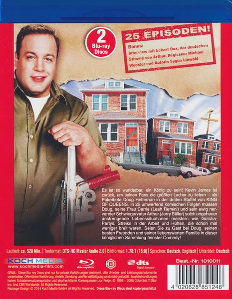 Produktbild: The King of Queens - Die komplette Staffel 3 [2 BRs]