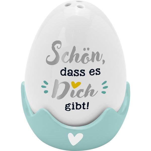Eierbecher-Streuer-Set "Schön, dass es dich gibt"