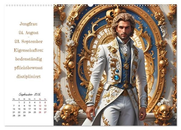 Produktbild: Stellarische M&auml;nnlichkeit (Wandkalender 2026 DIN A2 quer), CALVENDO Monatskalender