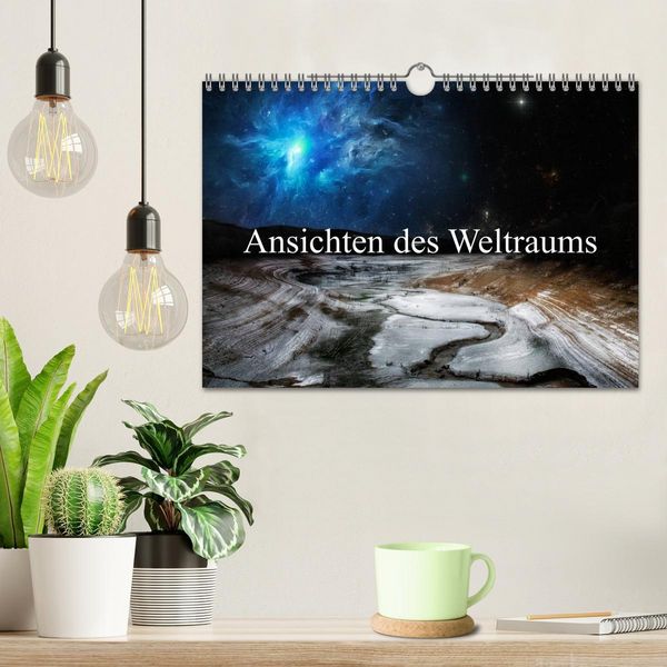 Produktbild: Ansichten des Weltraums (Wandkalender 2026 DIN A4 quer), CALVENDO Monatskalender
