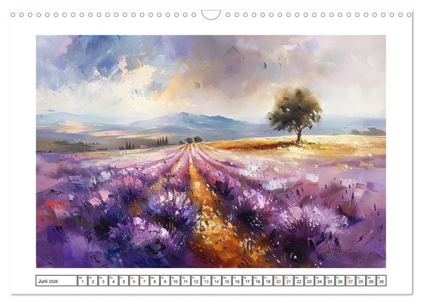 Produktbild: Toskana bis Provence (Wandkalender 2026 DIN A3 quer), CALVENDO Monatskalender