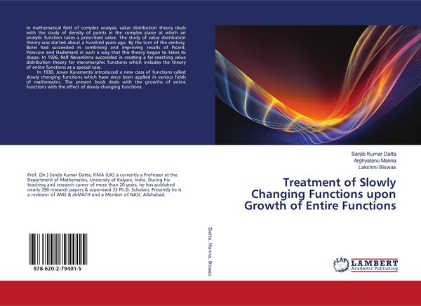 Produktbild: Treatment of Slowly Changing Functions upon Growth of Entire Functions