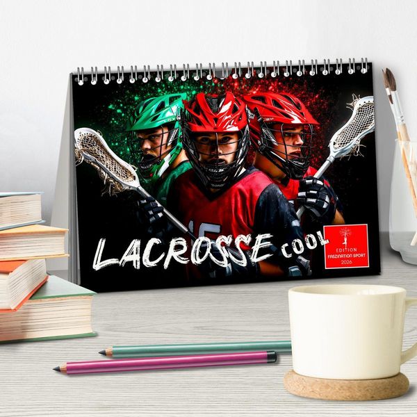 Produktbild: Lacrosse cool (Tischkalender 2026 DIN A5 quer), CALVENDO Monatskalender