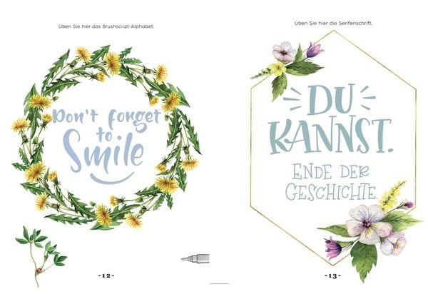 Produktbild: Handlettering Design Paper Block Cottage Dreams A6