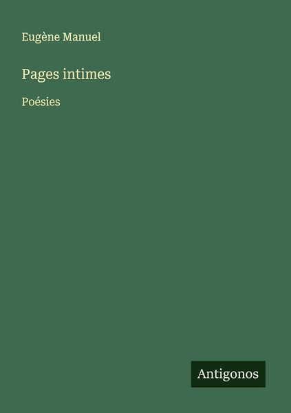 Produktbild: Pages intimes