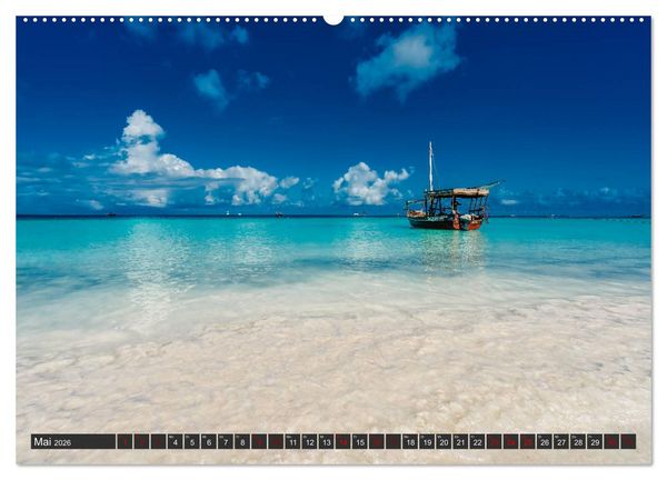 Produktbild: Inselparadies Sansibar (hochwertiger Premium Wandkalender 2026 DIN A2 quer), Kunstdruck in Hochglanz