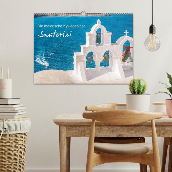 Produktbild: Santorini - Die malerische Kykladeninsel (Wandkalender 2026 DIN A3 quer), CALVENDO Monatskalender