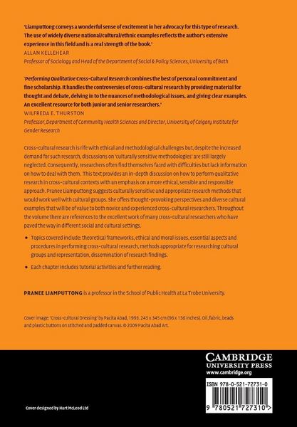 Produktbild: Performing Qualitative Cross-Cultural Research