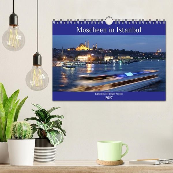 Produktbild: Moscheen in Istanbul. Rund um die Hagia Sophia (Wandkalender 2027 DIN A4 quer), CALVENDO Monatskalender