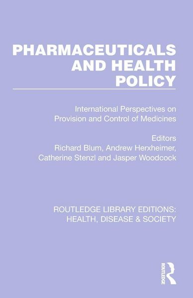 Produktbild: Pharmaceuticals and Health Policy