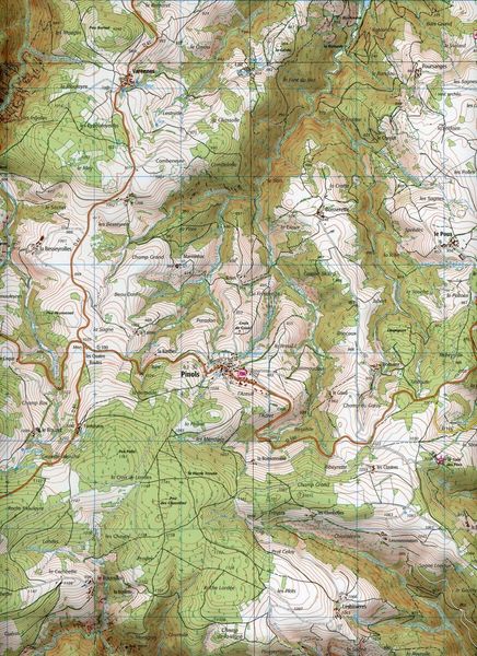 Produktbild: Langeac-Lavo&ucirc;te-Chilhac 1:25 000