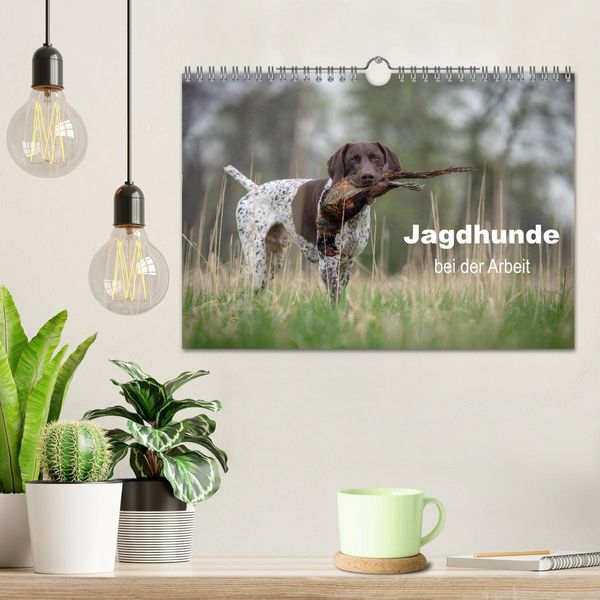 Produktbild: Jagdhunde bei der Arbeit (Wandkalender 2026 DIN A4 quer), CALVENDO Monatskalender