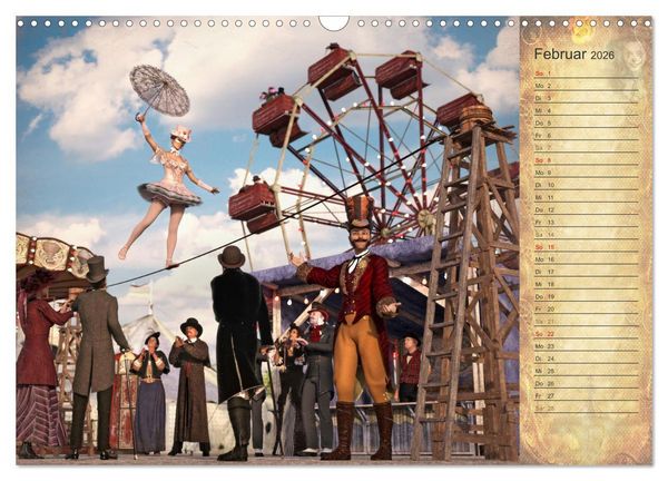 Produktbild: Steampunk Carnival (Wandkalender 2026 DIN A3 quer), CALVENDO Monatskalender