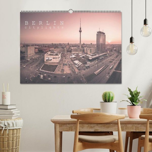 Produktbild: Berlin Citylights (Wandkalender 2026 DIN A2 quer), CALVENDO Monatskalender