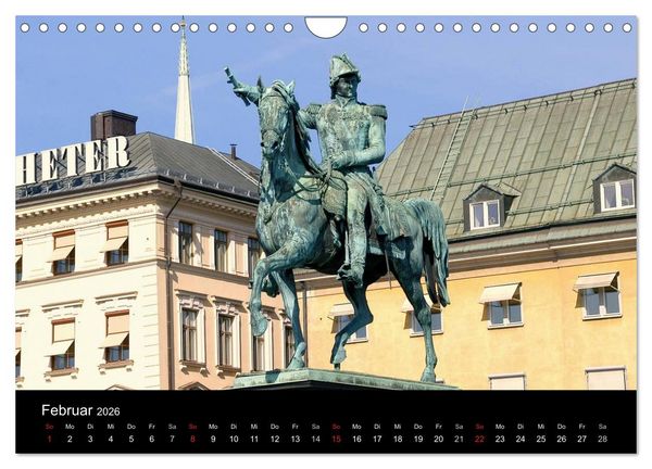 Produktbild: Sommer in Stockholm 2026 (Wandkalender 2026 DIN A4 quer), CALVENDO Monatskalender