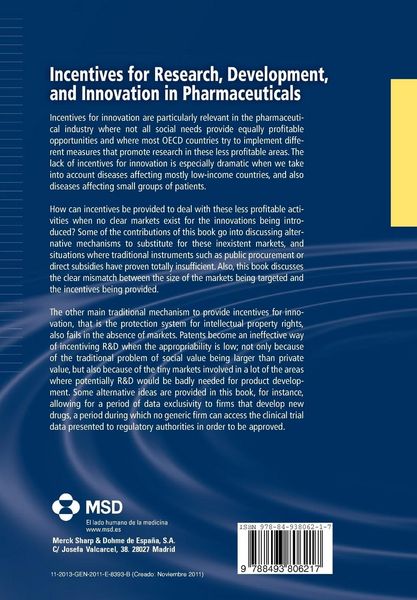 Produktbild: Incentives for Research, Development, and Innovation in Pharmaceuticals