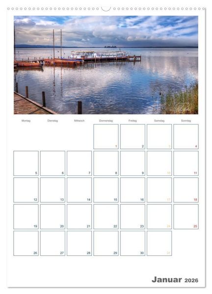 Produktbild: Am Steinhuder Meer / Planer (hochwertiger Premium Wandkalender 2026 DIN A2 hoch), Kunstdruck in Hochglanz