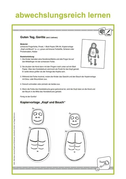 Produktbild: Literacy-Projekt zum Bilderbuch Gute Nacht, Gorilla