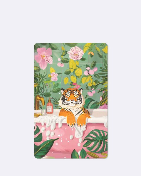 Produktbild: Lunacard Postkarte *bathing tiger