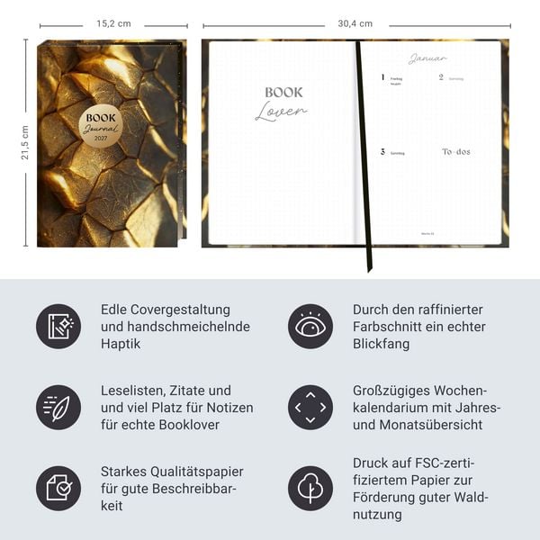 Produktbild: Fantasy Book Journal 2027