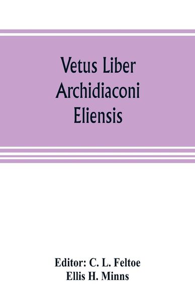 Produktbild: Vetus liber archidiaconi eliensis