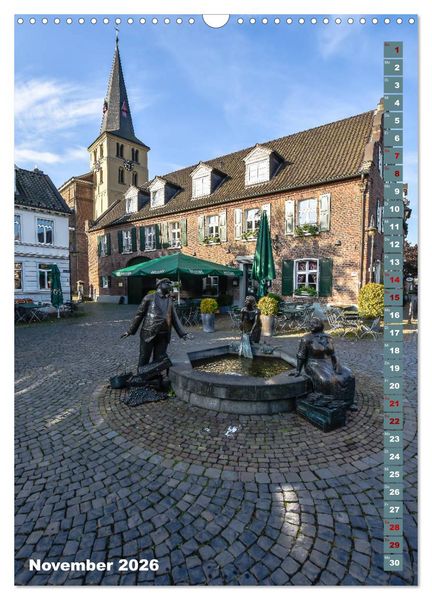 Produktbild: Meerbusch am Rhein (Wandkalender 2026 DIN A3 hoch), CALVENDO Monatskalender