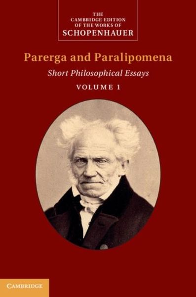 Produktbild: Schopenhauer: Parerga and Paralipomena: Volume 1