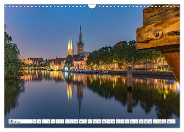 Produktbild: Schleswig-Holstein - Hansestadt L&uuml;beck (Wandkalender 2027 DIN A3 quer), CALVENDO Monatskalender