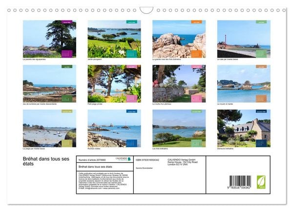 Produktbild: Br&eacute;hat dans tous ses &eacute;tats (Calendrier mural 2026 DIN A3 vertical), CALVENDO calendrier mensuel